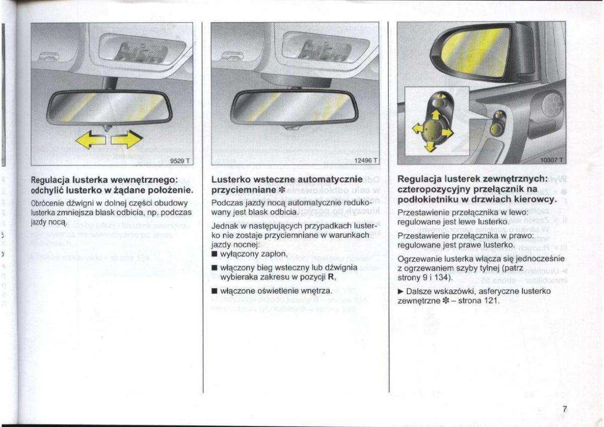Opel Zafira A Vauxhall instrukcja obslugi / page 8