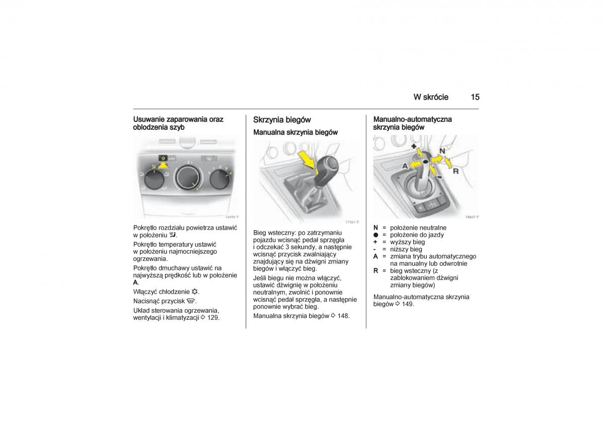 Opel Zafira B Vauxhall instrukcja obslugi / page 15