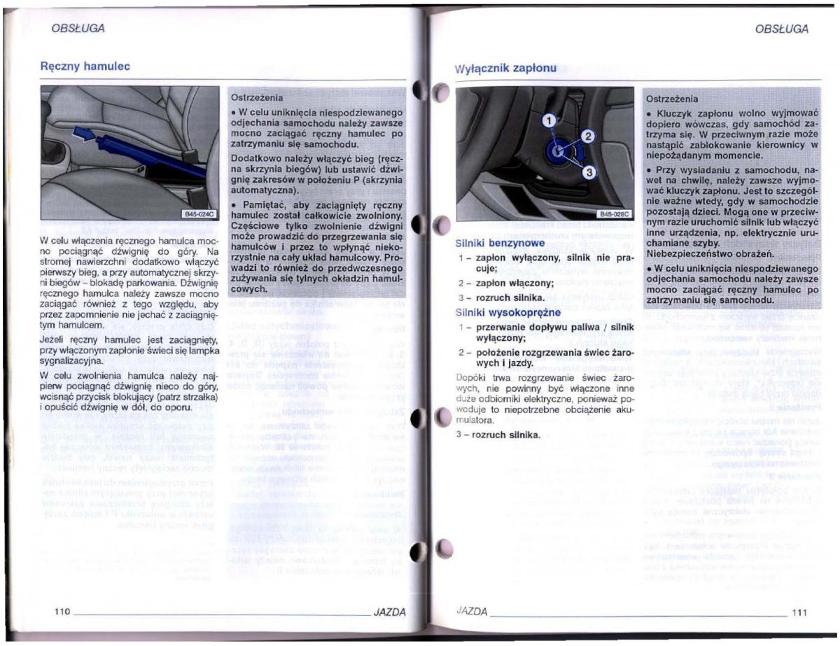 VW Passat B5 instrukcja obslugi / page 55