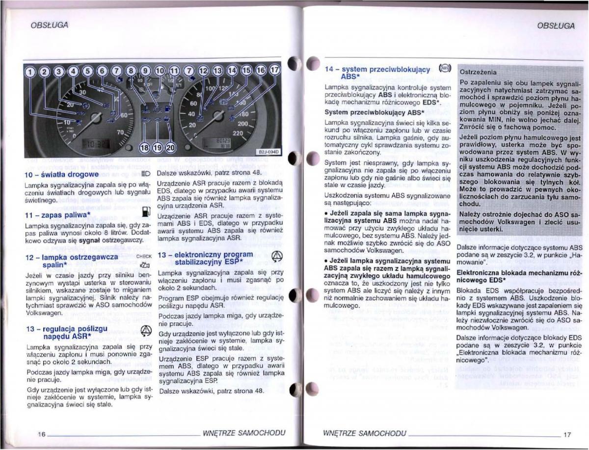 manual  VW Passat B5 instrukcja / page 9