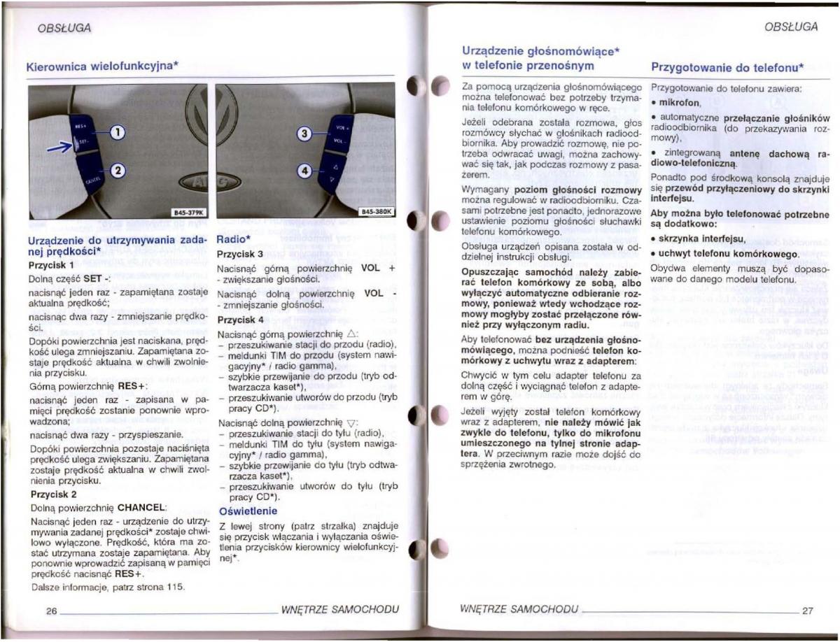 manual  VW Passat B5 instrukcja / page 14