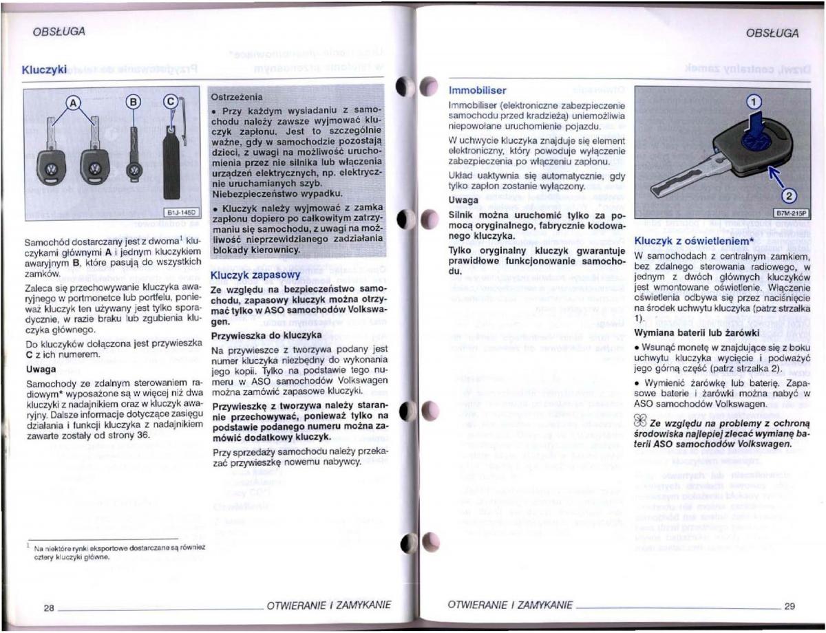VW Passat B5 instrukcja obslugi / page 15