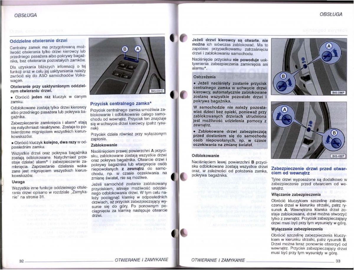 VW Passat B5 instrukcja obslugi / page 17