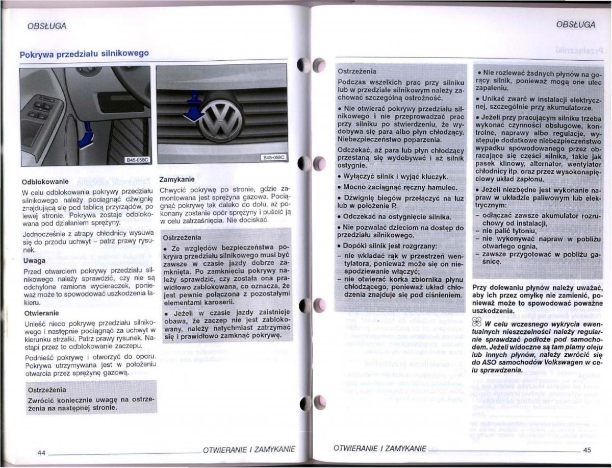 VW Passat B5 instrukcja obslugi / page 23