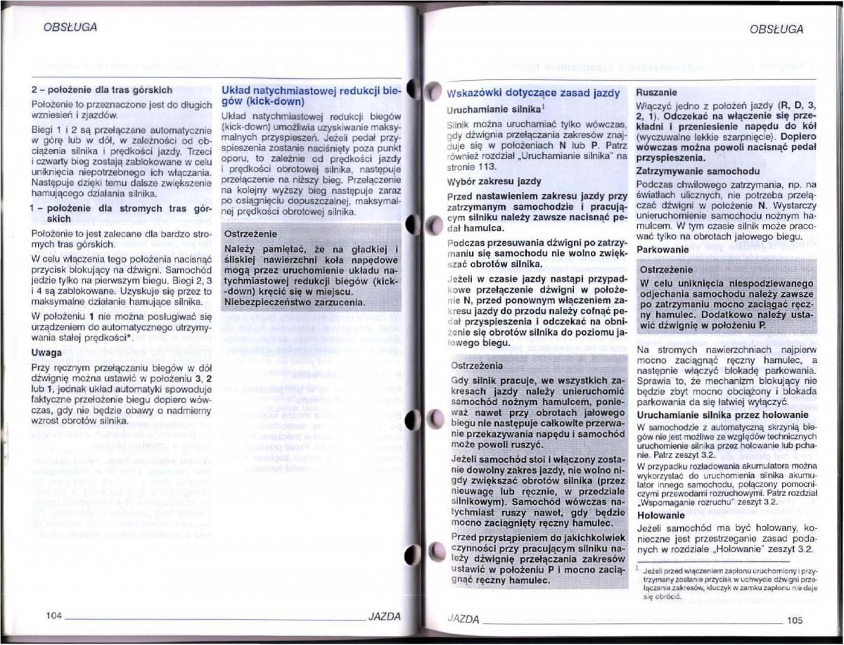 manual  VW Passat B5 instrukcja / page 52