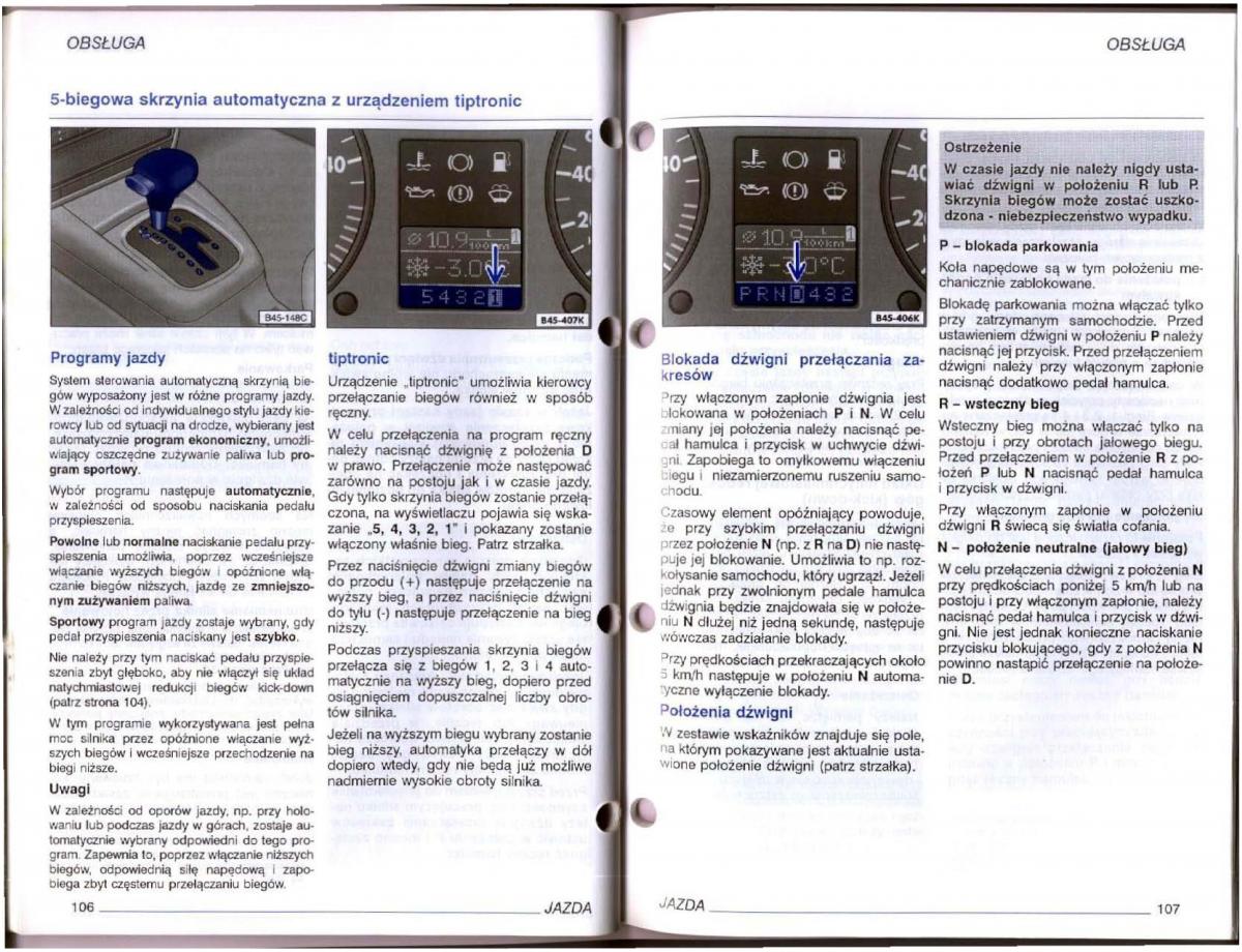 VW Passat B5 instrukcja obslugi / page 53