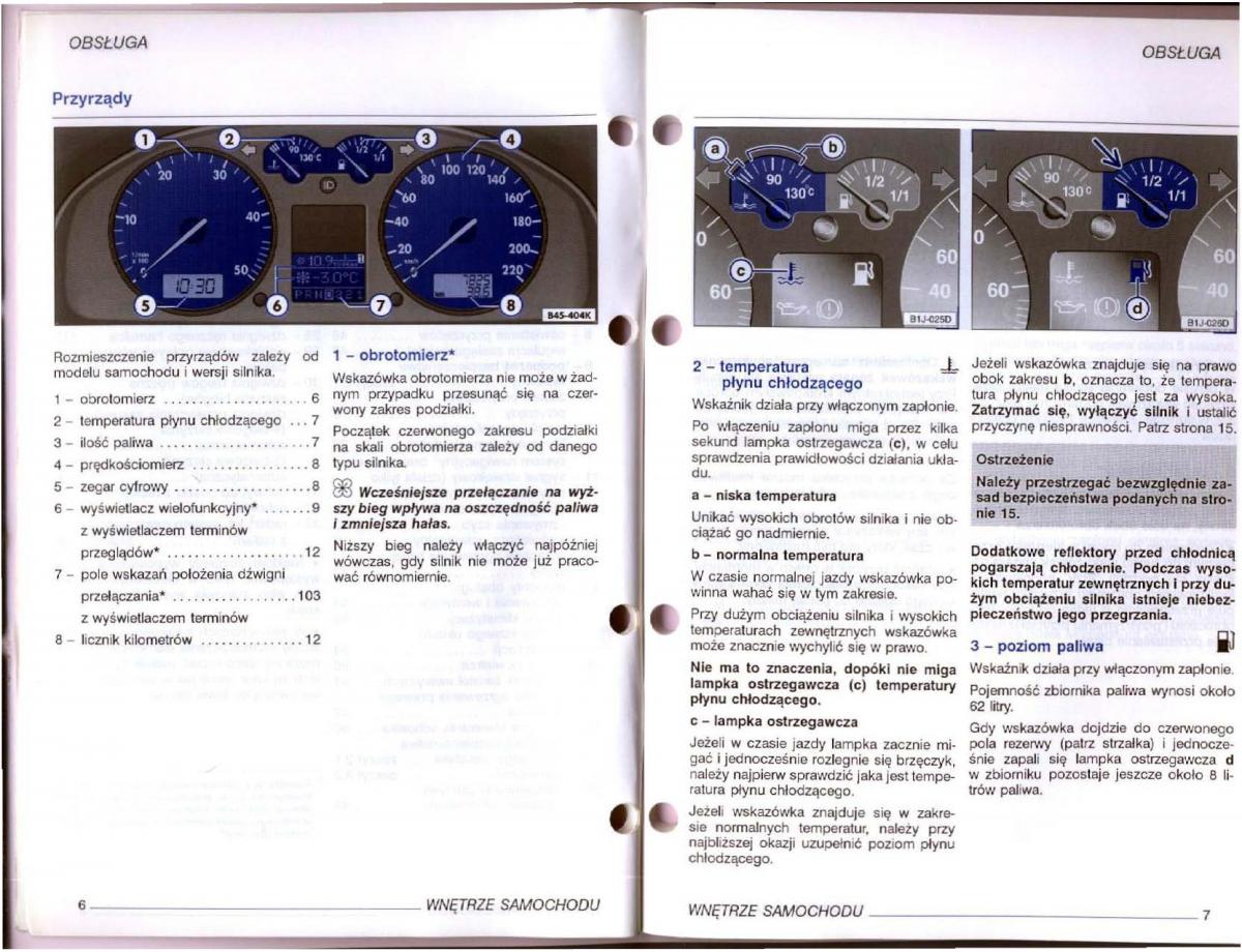 VW Passat B5 instrukcja obslugi / page 4