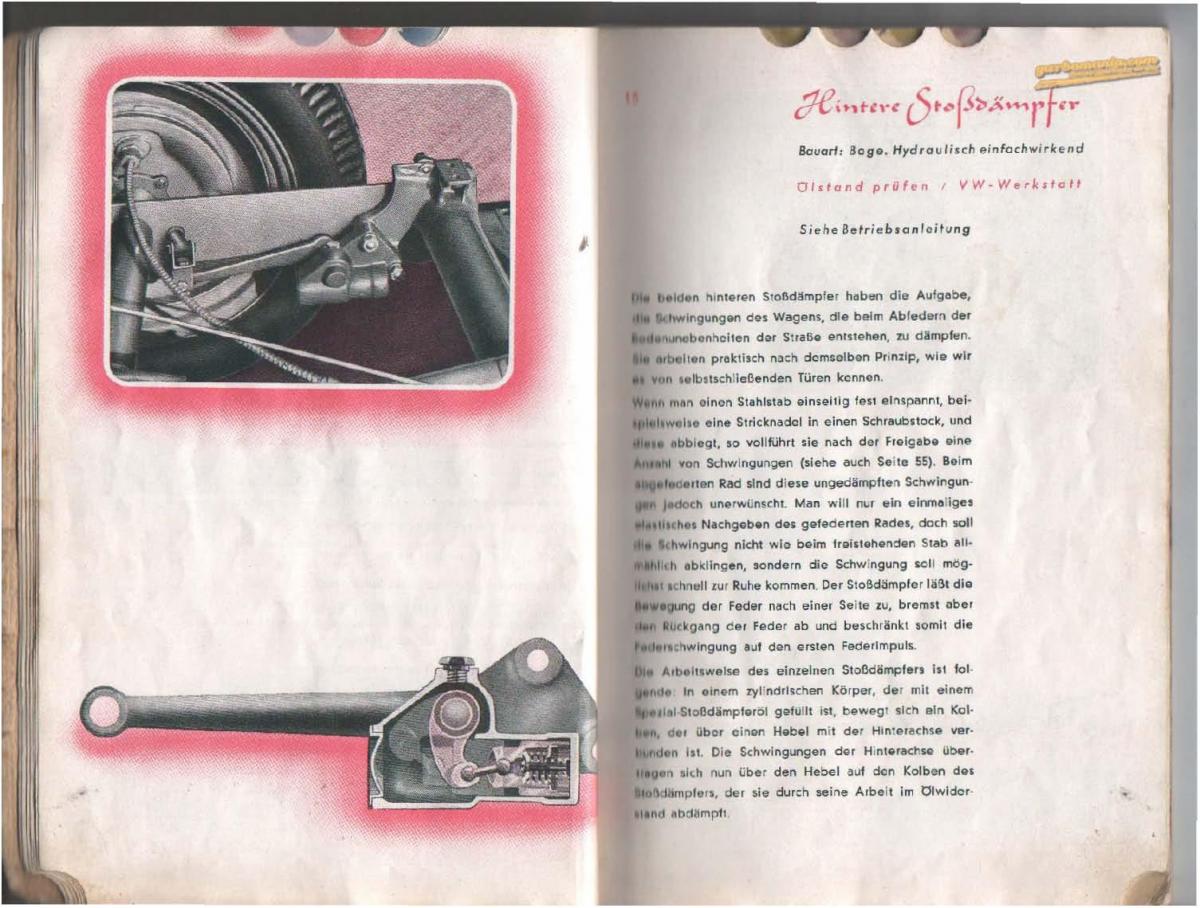 manual  VW Beetle 1939 Garbus owners manual Handbuch / page 9