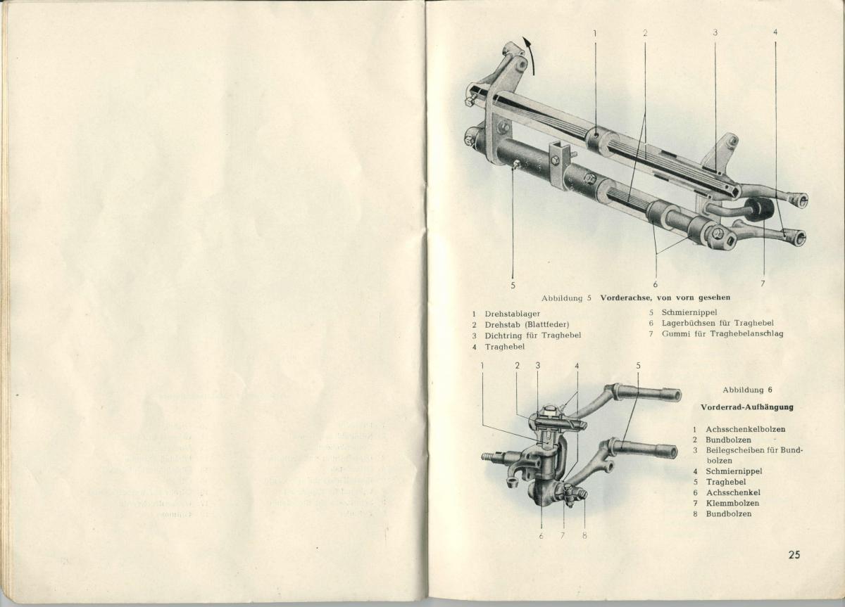 manual  VW Beetle 1950 Garbus owners manual Handbuch / page 14