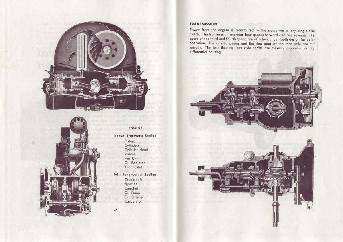 VW Beetle 1952 Garbus owners manual / page 17