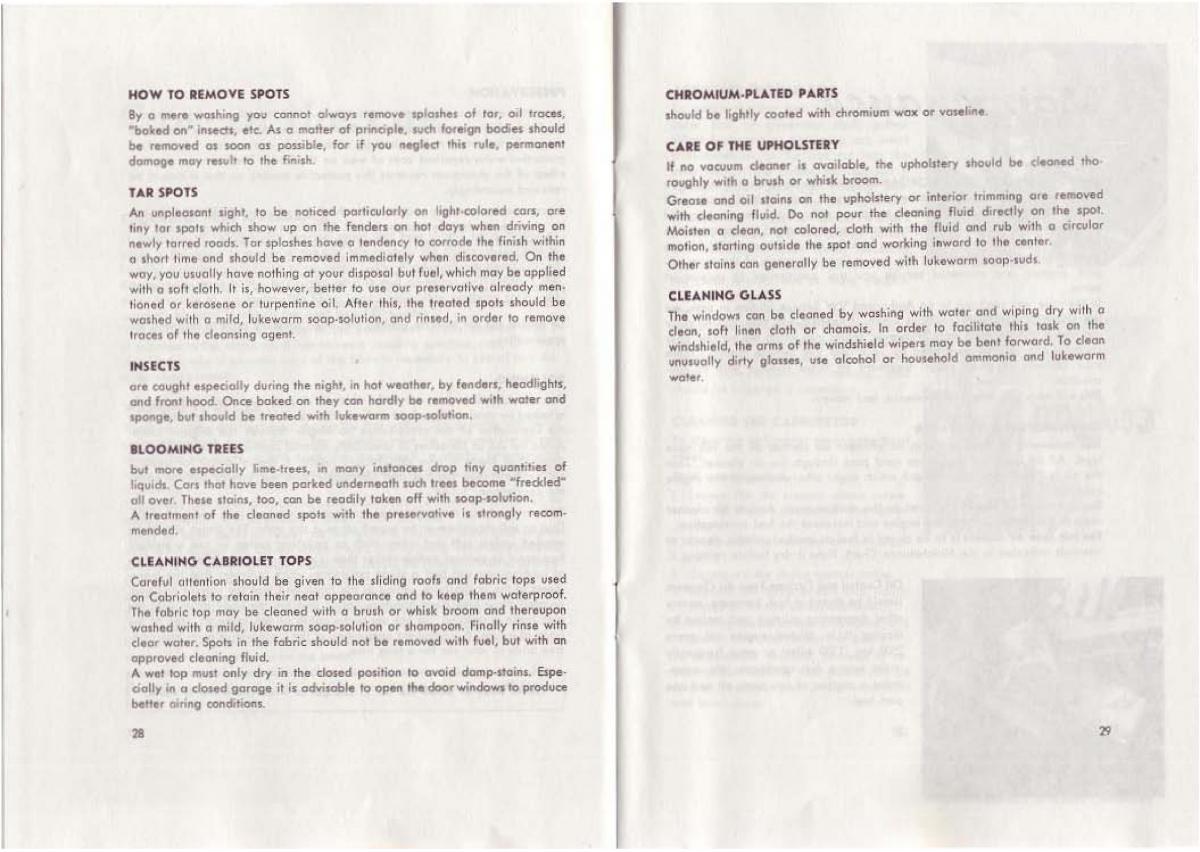 VW Beetle 1952 Garbus owners manual / page 7