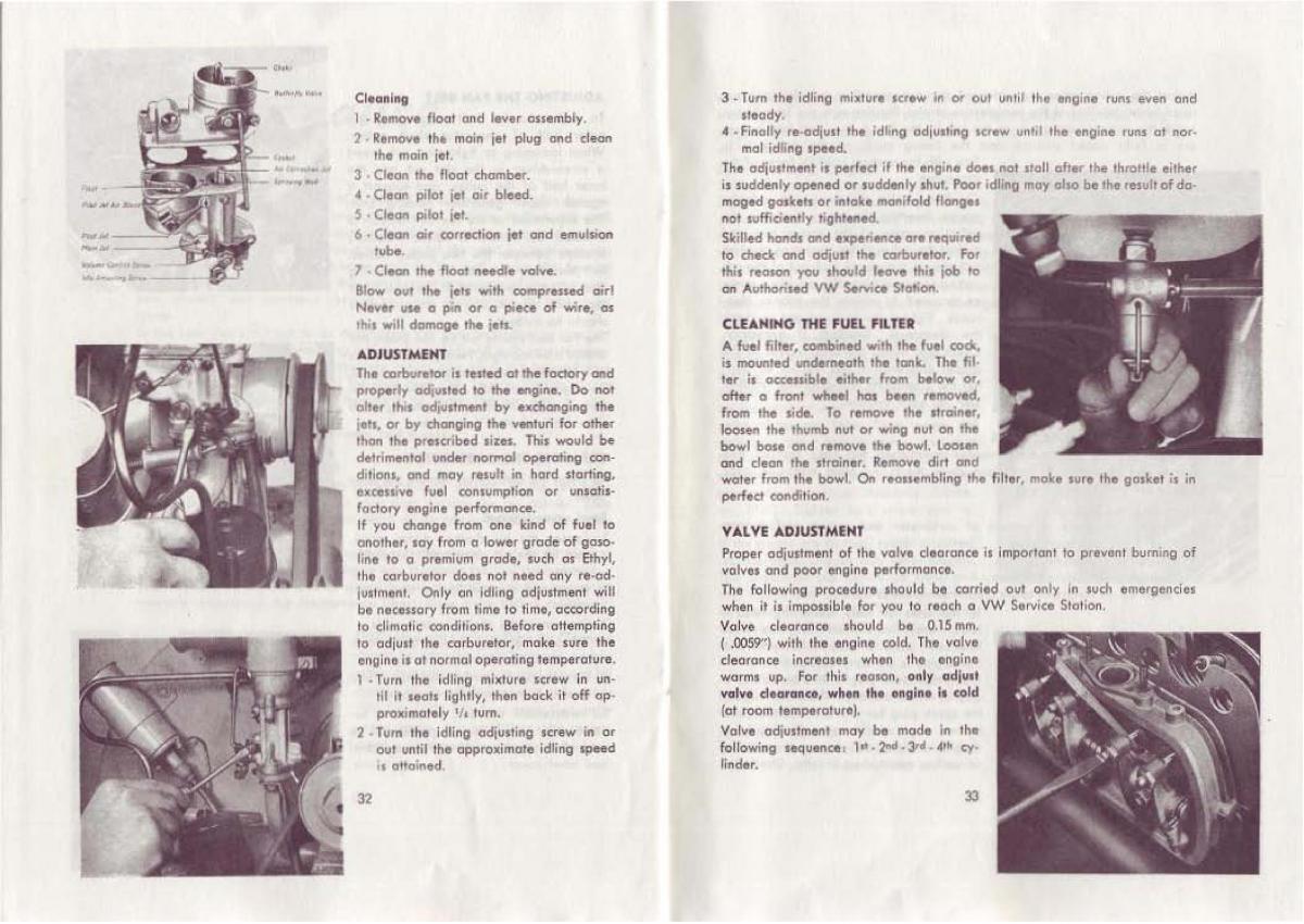 VW Beetle 1952 Garbus owners manual / page 9