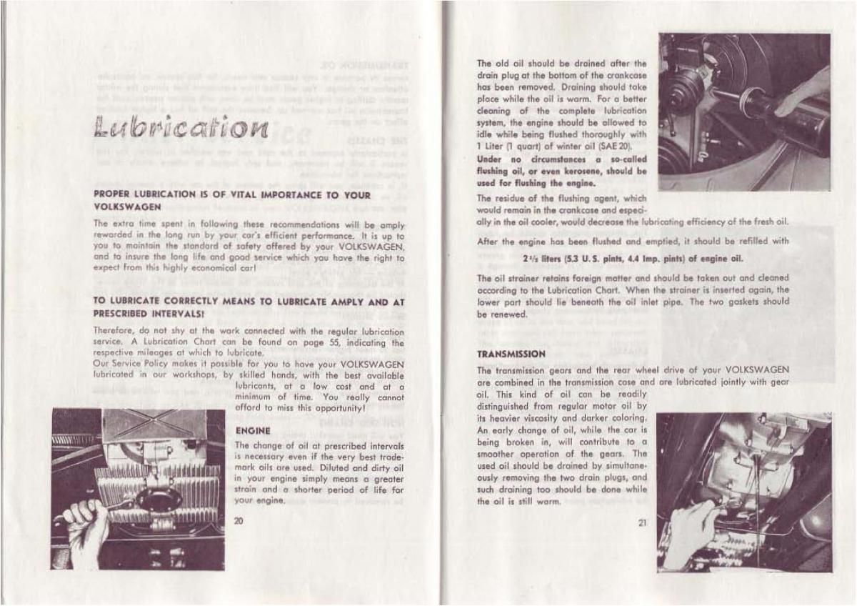 VW Beetle 1952 Garbus owners manual / page 3