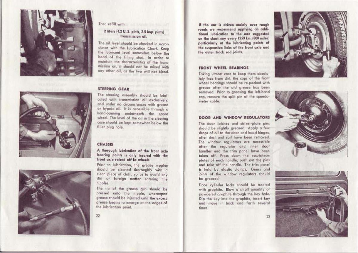 manual  VW Beetle 1952 Garbus owners manual / page 4