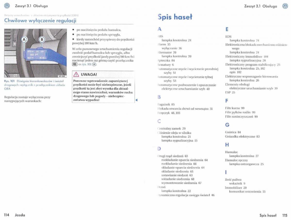 VW Touran I 1 instrukcja obslugi / page 59