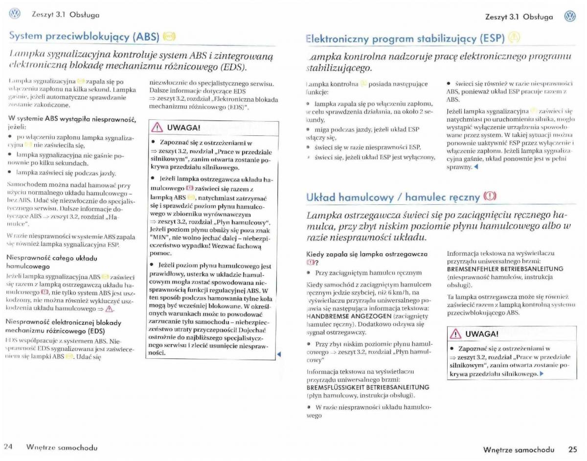 VW Touran I 1 instrukcja obslugi / page 14