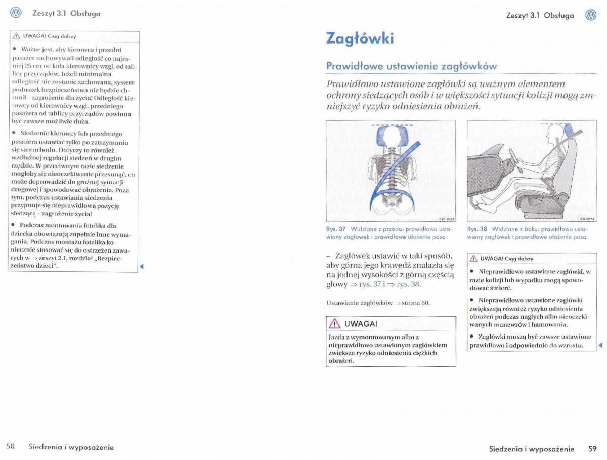 VW Touran I 1 instrukcja obslugi / page 31
