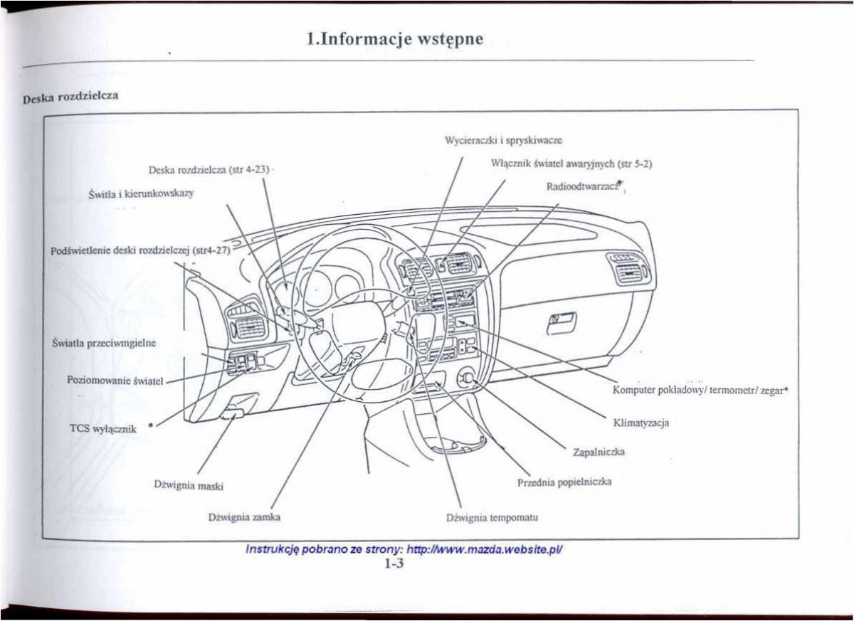 manual  Mazda 626 V instrukcja / page 8