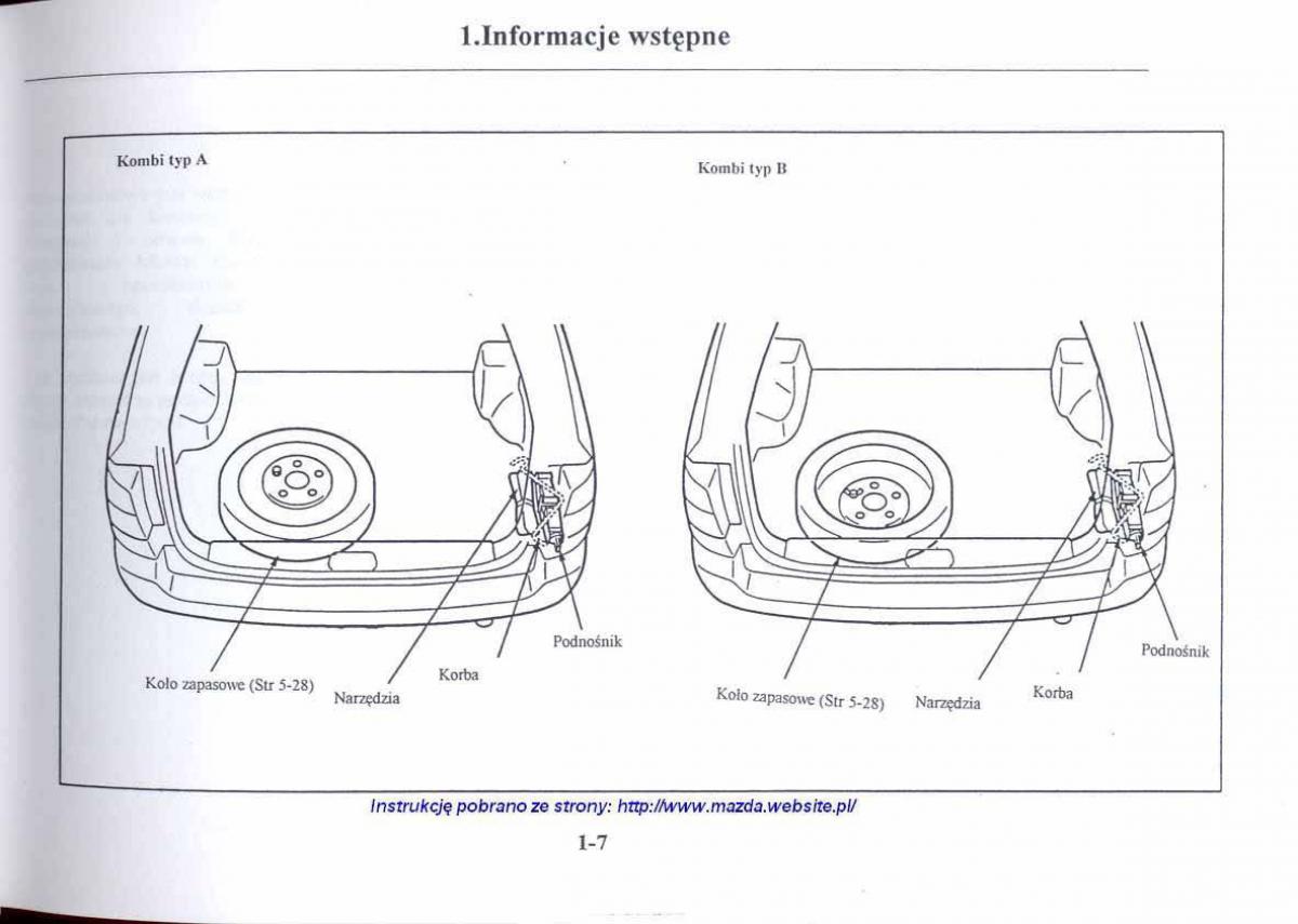 manual  Mazda 626 V instrukcja / page 12