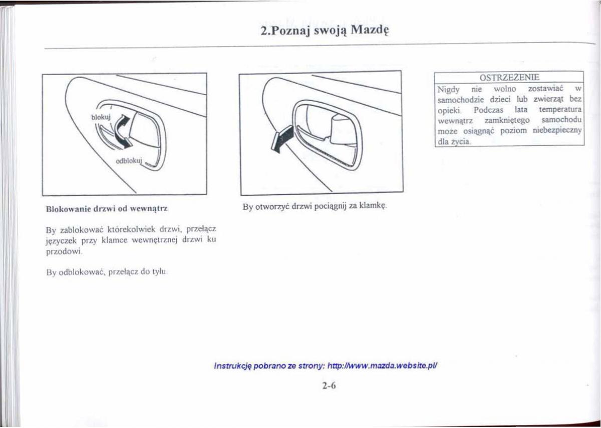 Mazda 626 V instrukcja obslugi / page 18