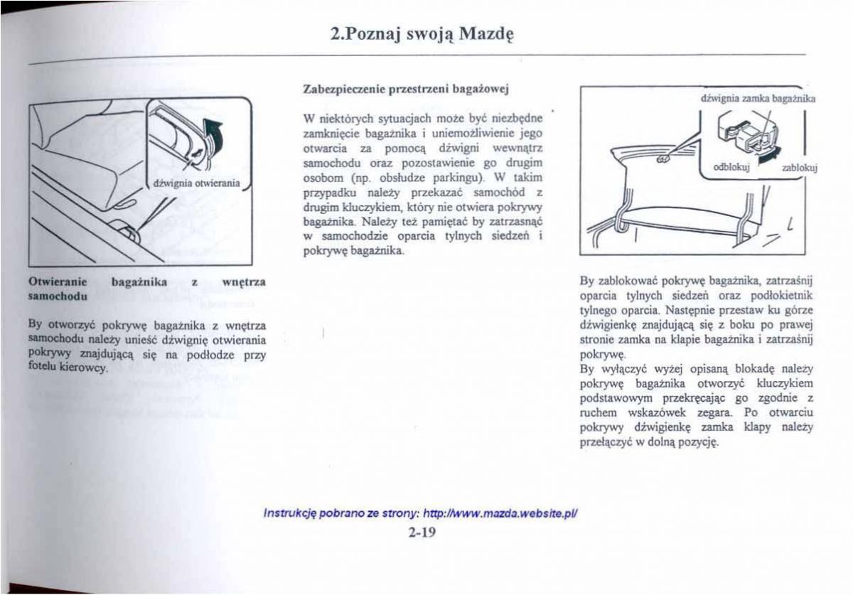 Mazda 626 V instrukcja obslugi / page 31
