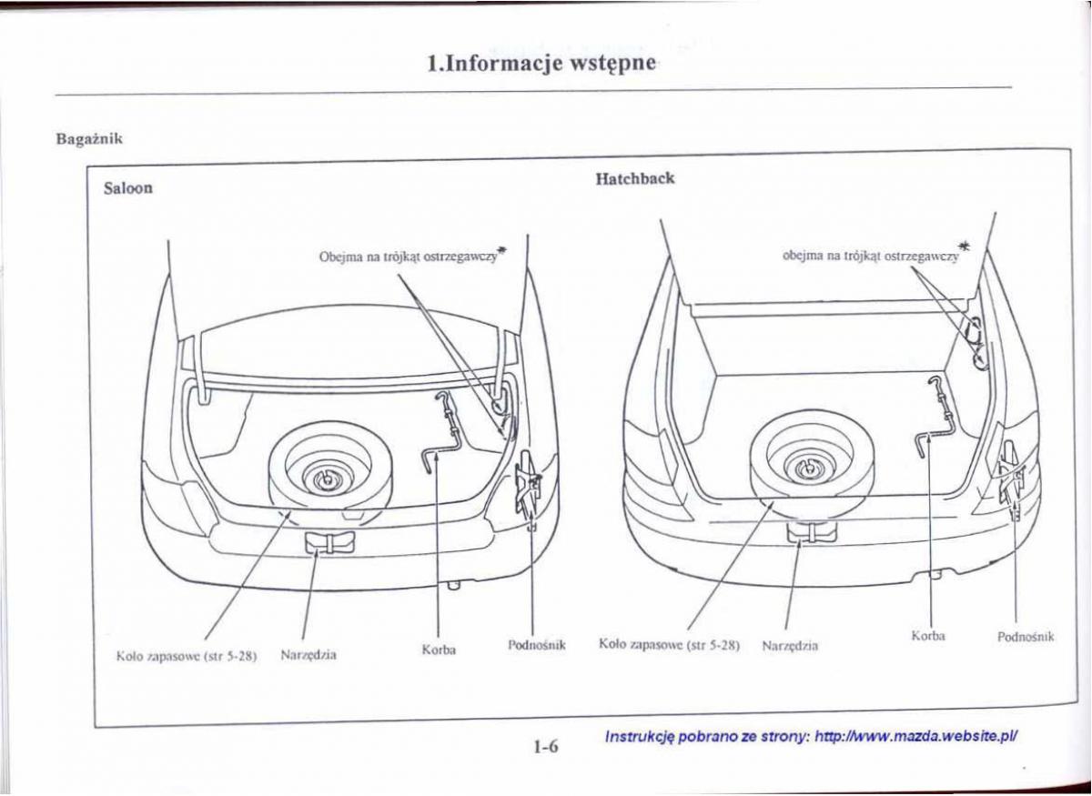 Mazda 626 V instrukcja obslugi / page 11