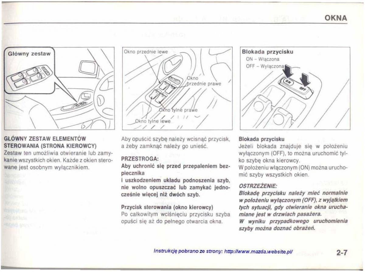Mazda 626 IV 4 instrukcja obslugi / page 16