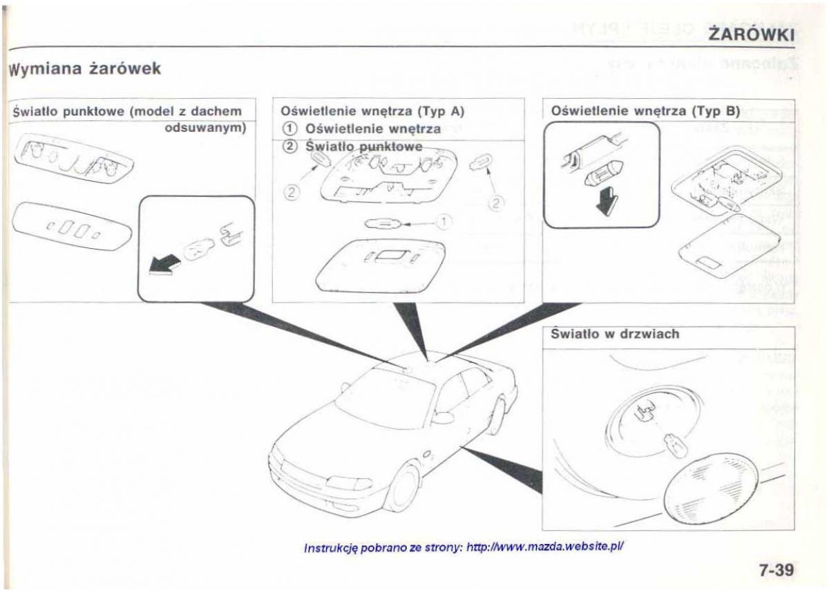 Mazda 626 IV 4 instrukcja obslugi / page 160