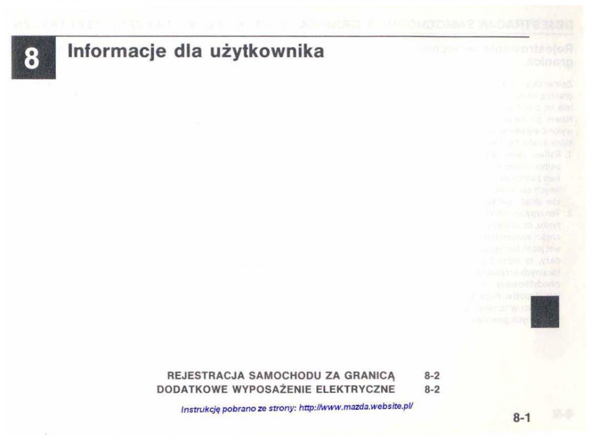 Mazda 626 IV 4 instrukcja obslugi / page 165