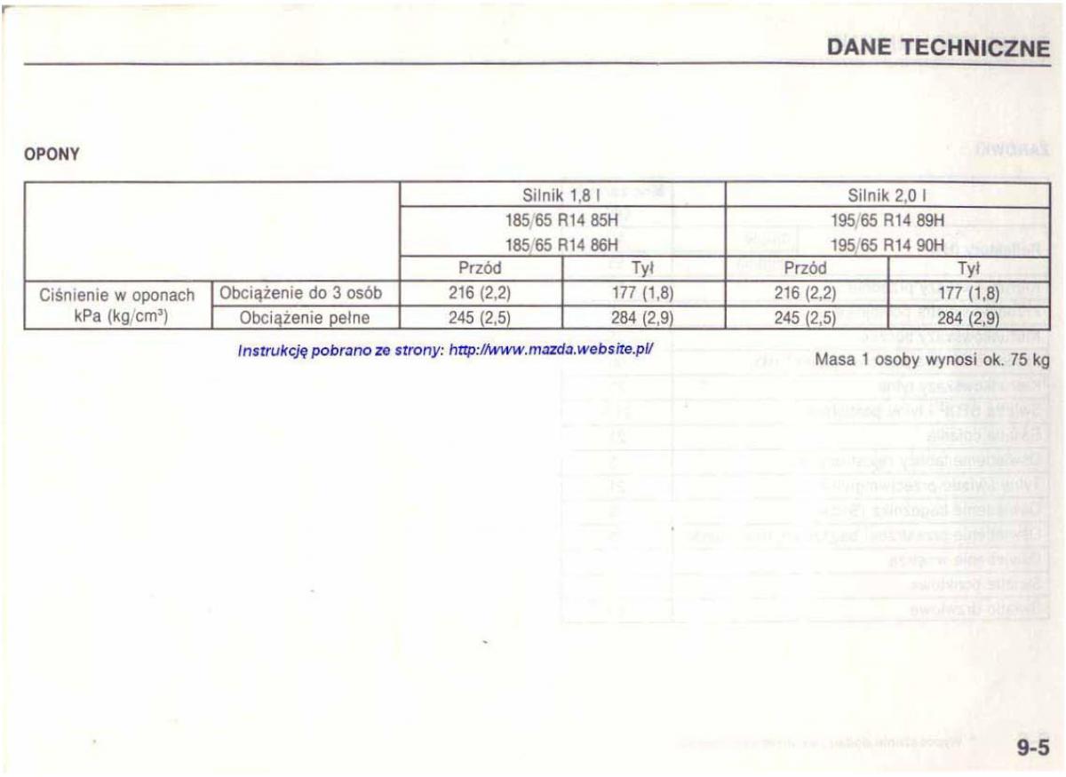 manual  Mazda 626 IV 4 instrukcja / page 172