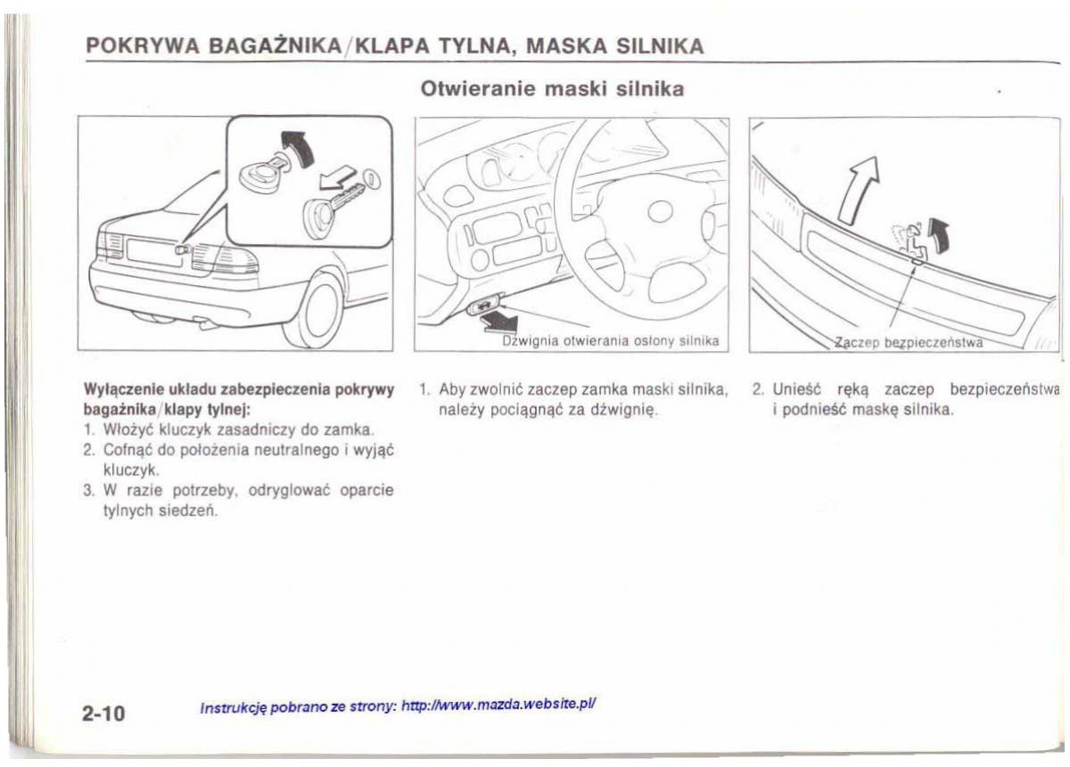 Mazda 626 IV 4 instrukcja obslugi / page 19
