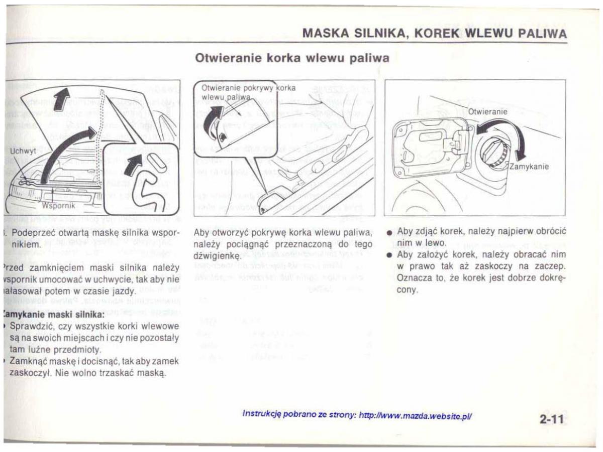 manual  Mazda 626 IV 4 instrukcja / page 20