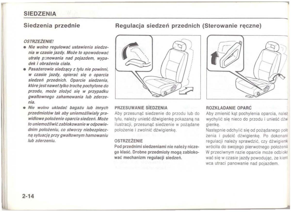 Mazda 626 IV 4 instrukcja obslugi / page 23