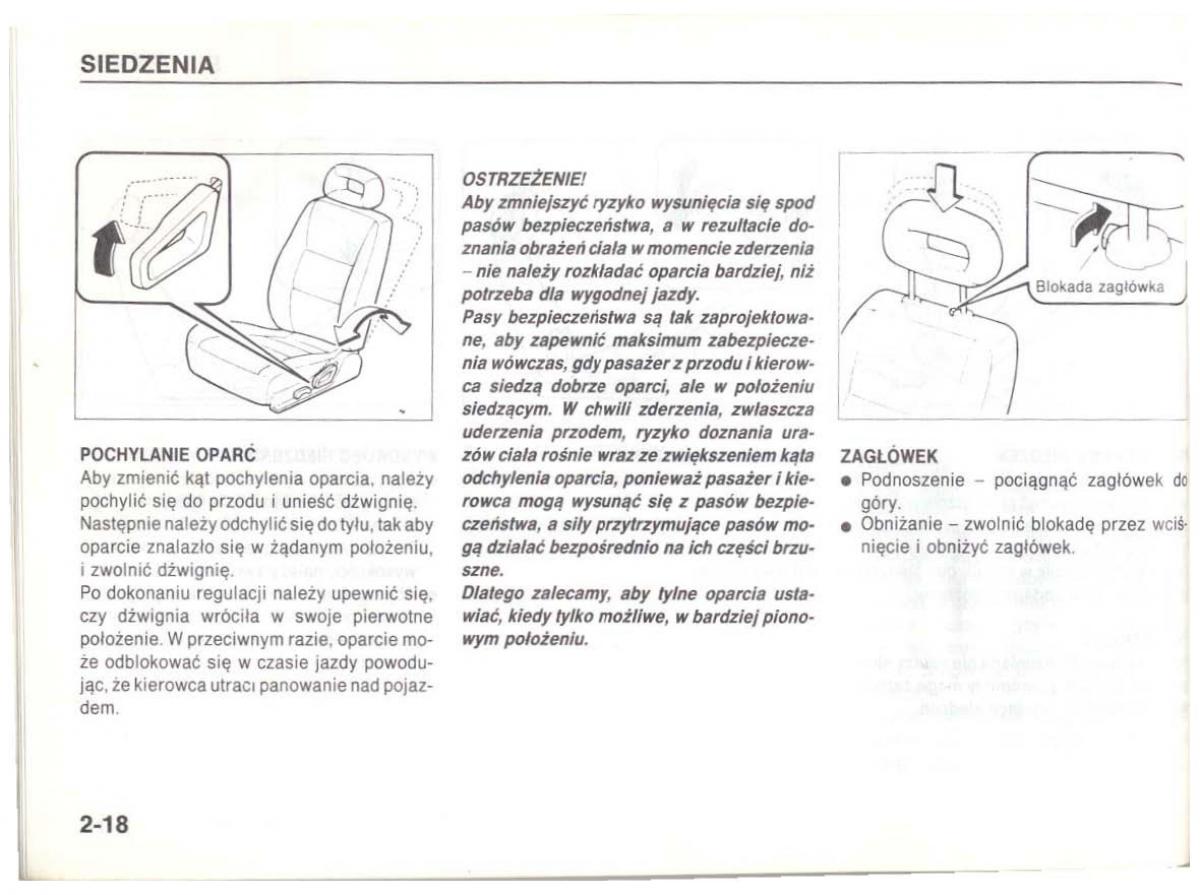 manual  Mazda 626 IV 4 instrukcja / page 27