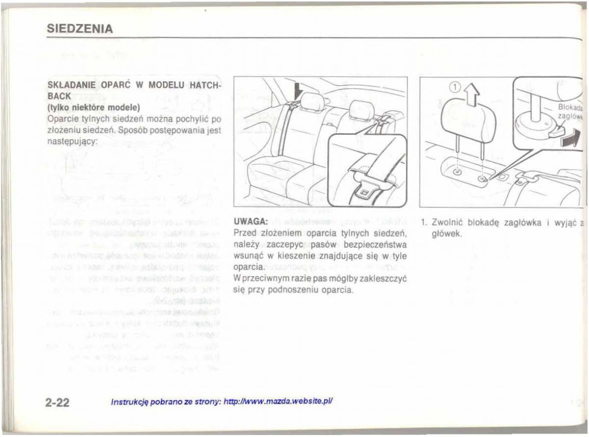 Mazda 626 IV 4 instrukcja obslugi / page 31