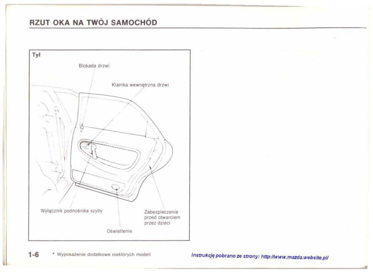 manual  Mazda 626 IV 4 instrukcja / page 8