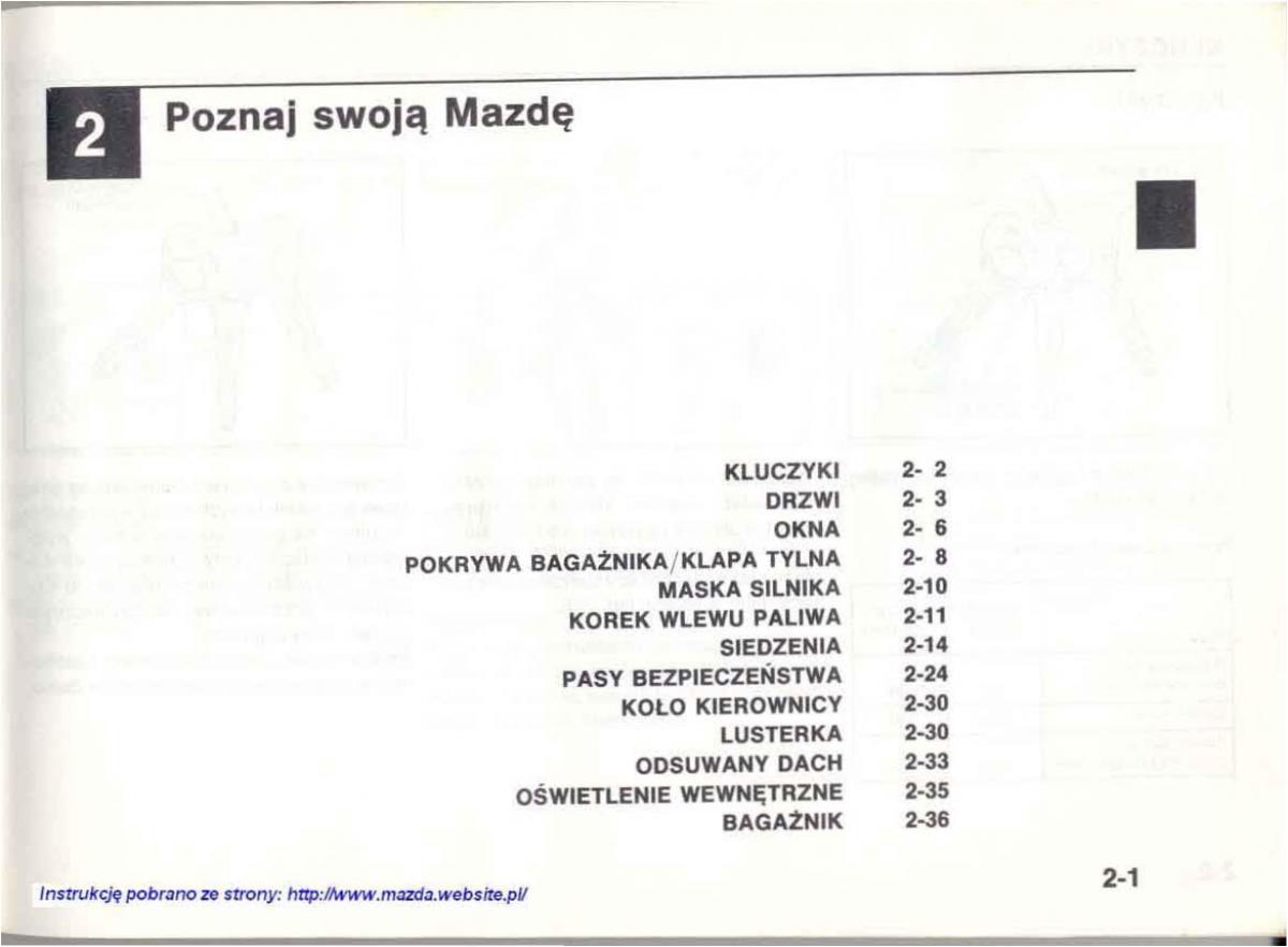 manual  Mazda 626 IV 4 instrukcja / page 10