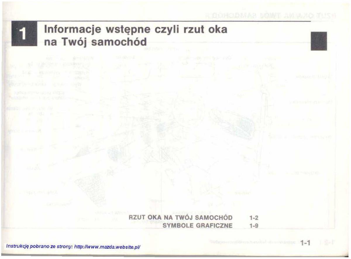 Mazda 626 IV 4 instrukcja obslugi / page 3