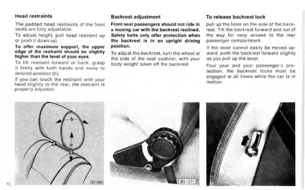 VW Beetle 1977 Garbus owners manual / page 12