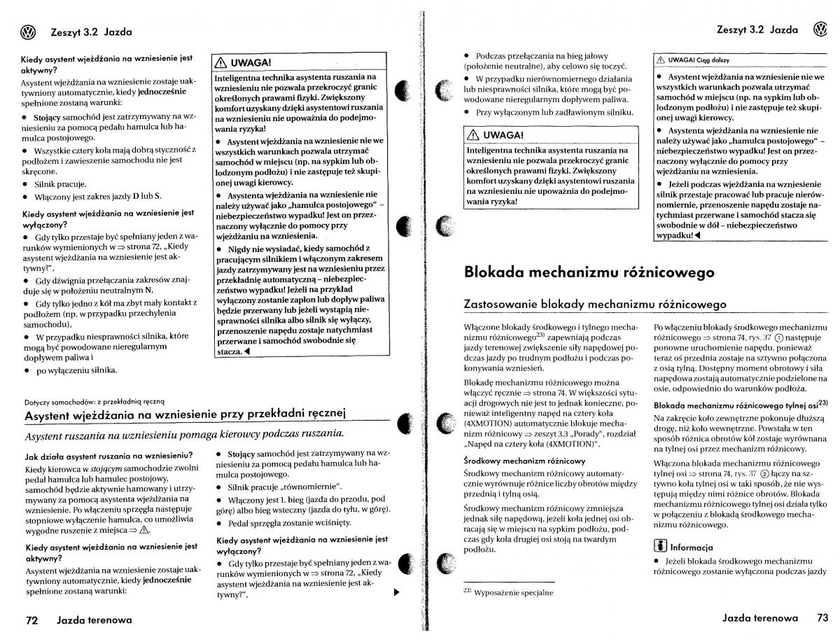 VW Touareg I 1 instrukcja obslugi / page 143