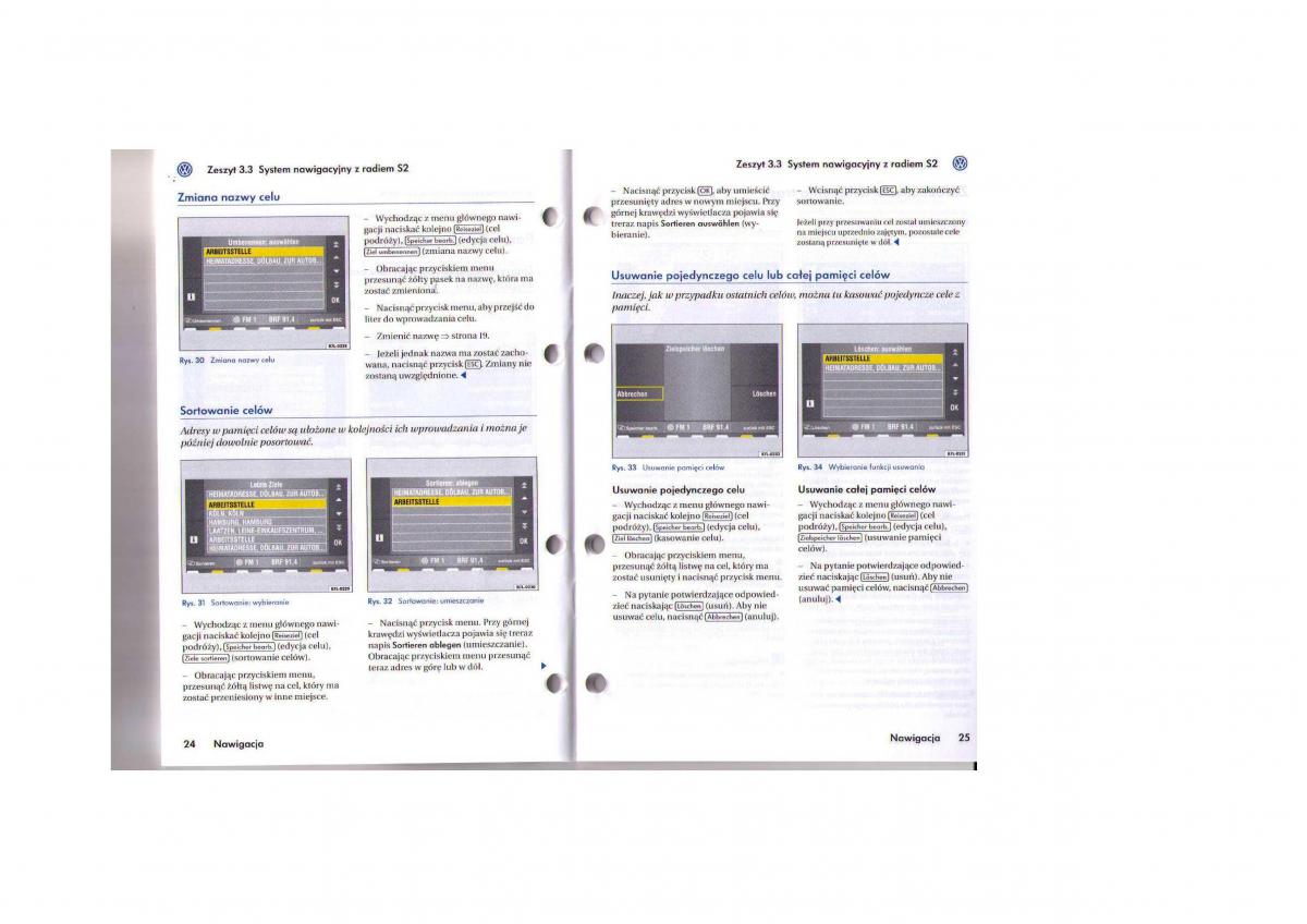 VW Touareg I 1 instrukcja / page 234