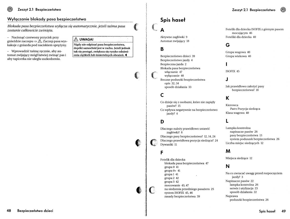 VW Touareg I 1 instrukcja / page 26