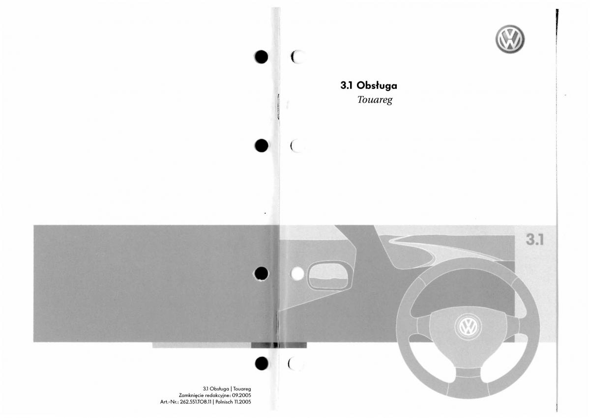VW Touareg I 1 instrukcja / page 29