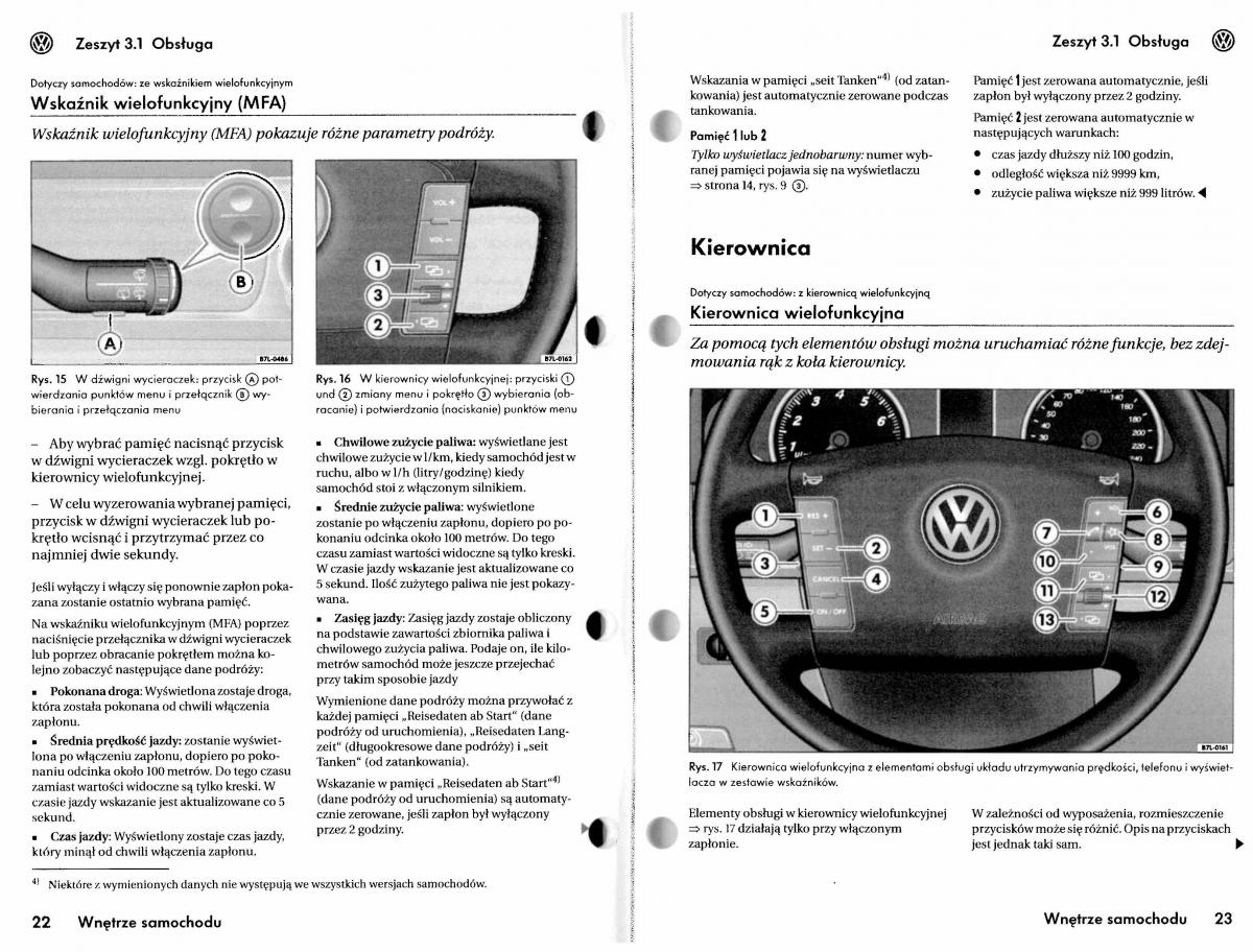 VW Touareg I 1 instrukcja / page 41