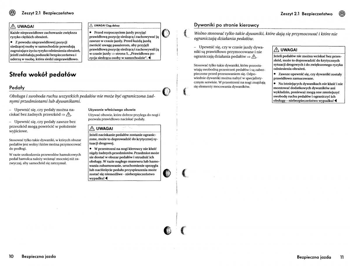 VW Touareg I 1 instrukcja obslugi / page 7