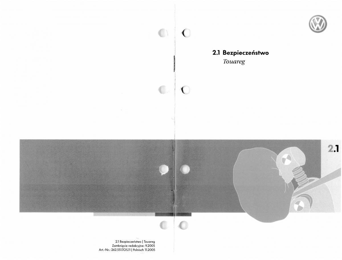 VW Touareg I 1 instrukcja page 1 - pdf