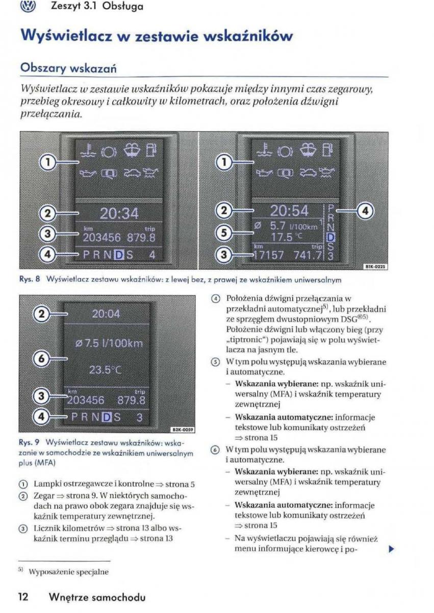 instrukcja obsługi VW Golf V VW Golf V 5 Rabbit instrukcja / page 14