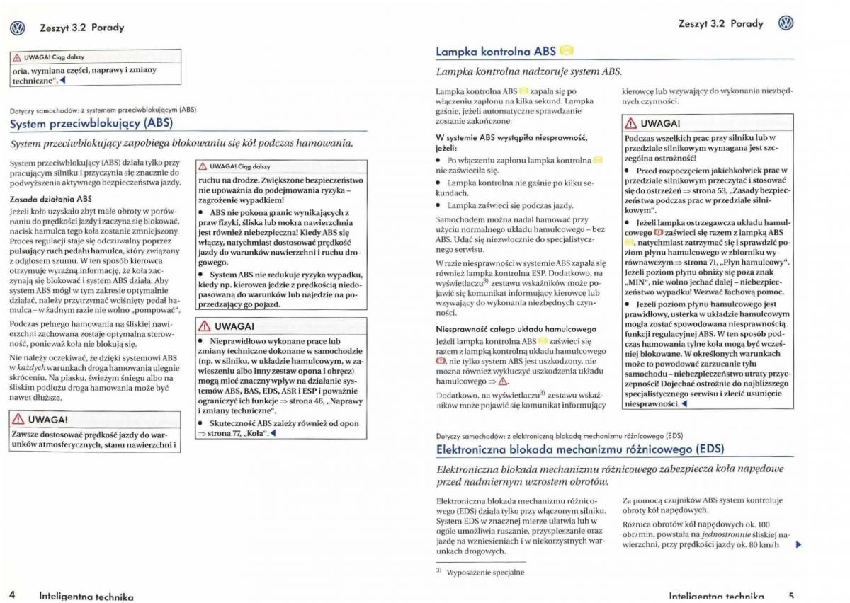 instrukcja obsługi VW Golf V VW Golf V 5 Rabbit instrukcja / page 159