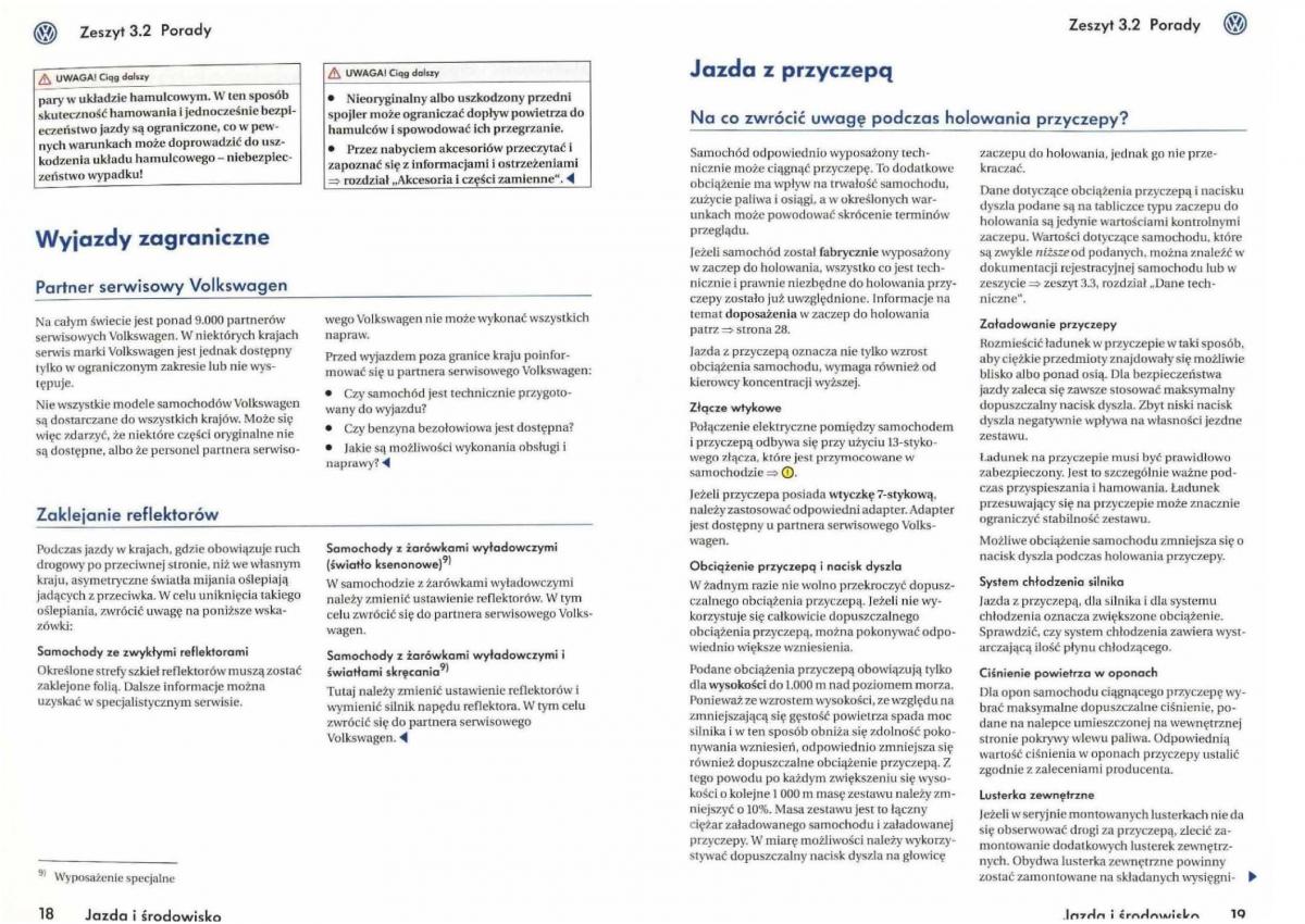 instrukcja obsługi VW Golf V VW Golf V 5 Rabbit instrukcja / page 166