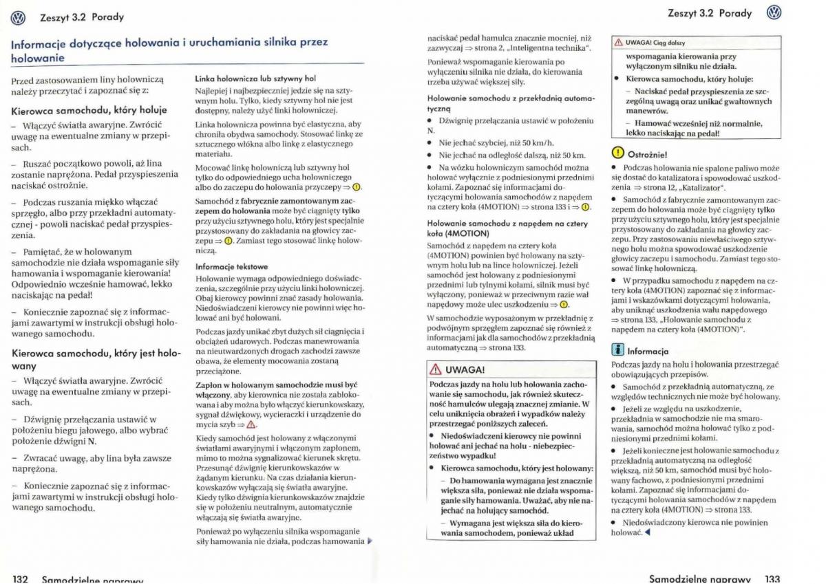 instrukcja obsługi VW Golf V VW Golf V 5 Rabbit instrukcja / page 222